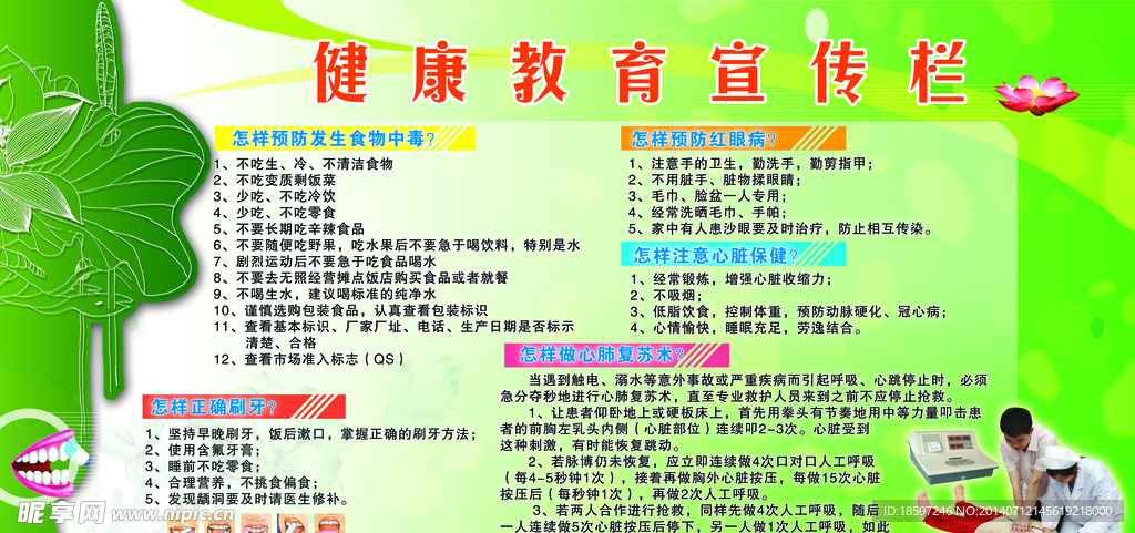 健康教育宣传栏