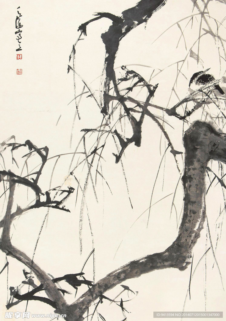枯木栖禽