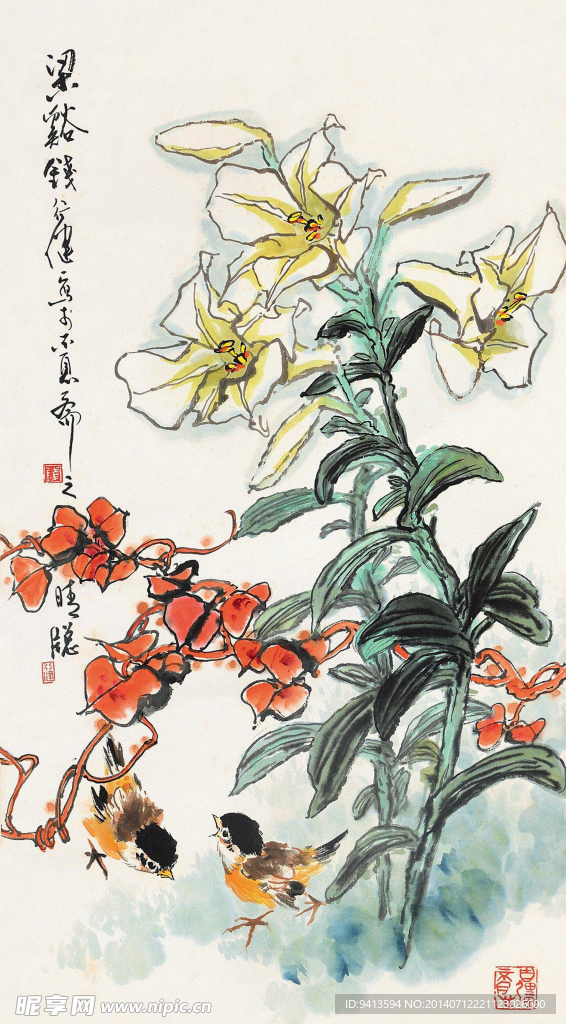 花鸟国画