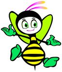 蜜蜂卡通动物图片