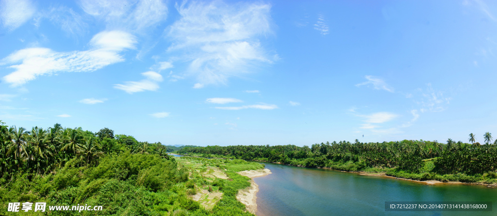 海南万泉河风光