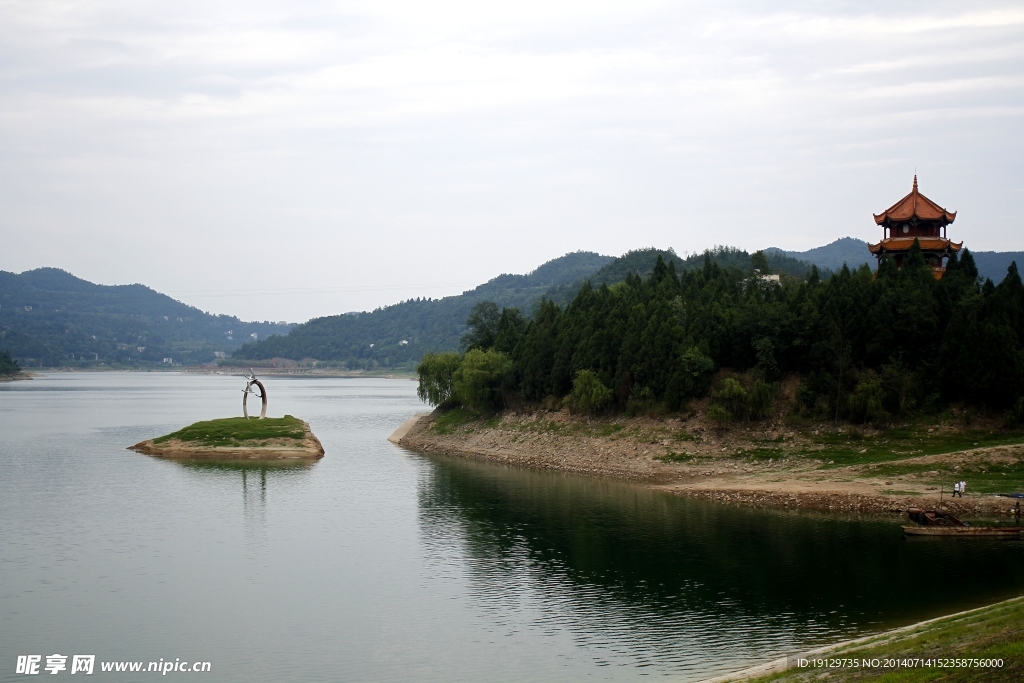 升钟湖美景