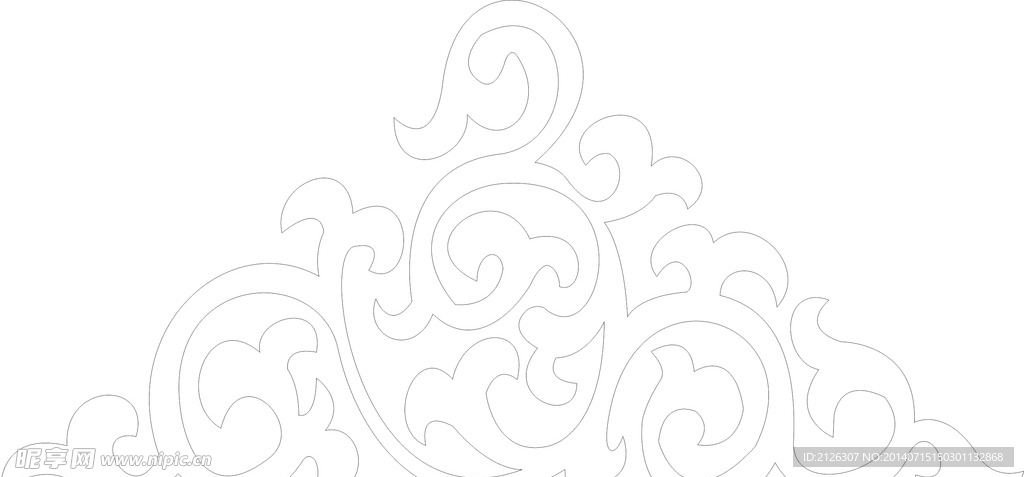 矢量 花纹