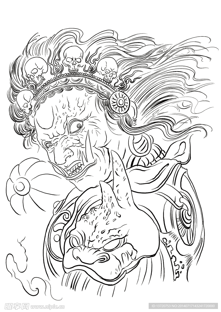 花纹图腾纹身图案