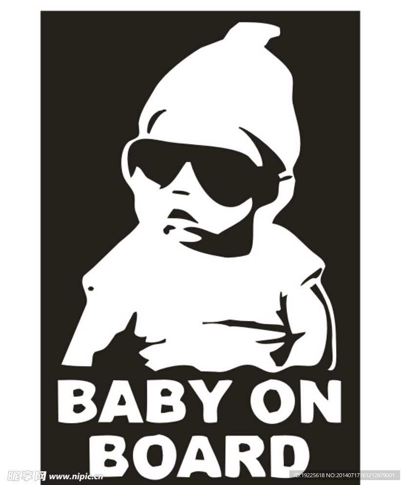 baby时尚车贴