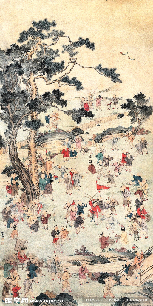 百子图