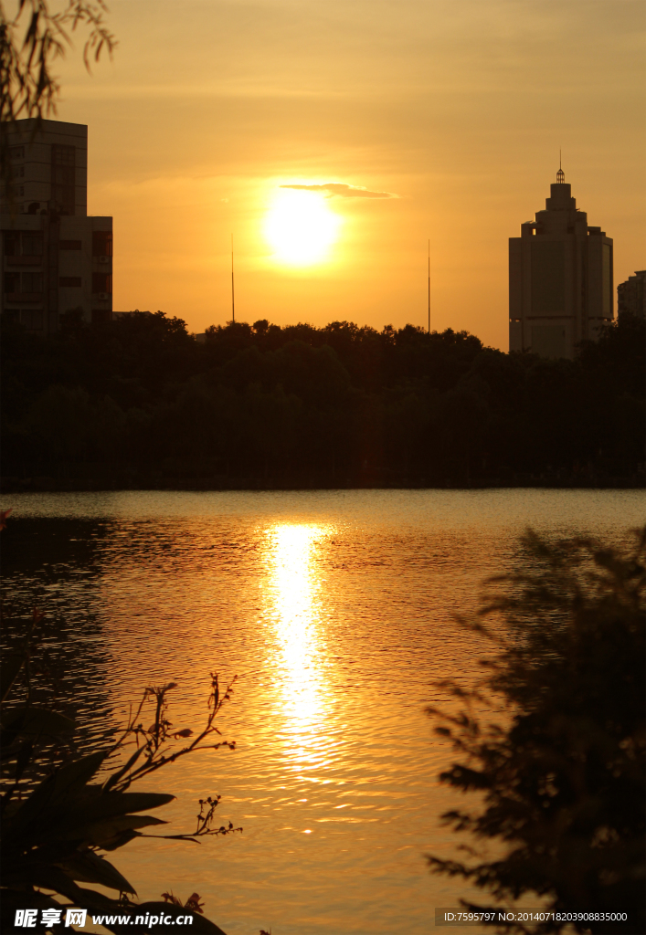 夕阳拍摄