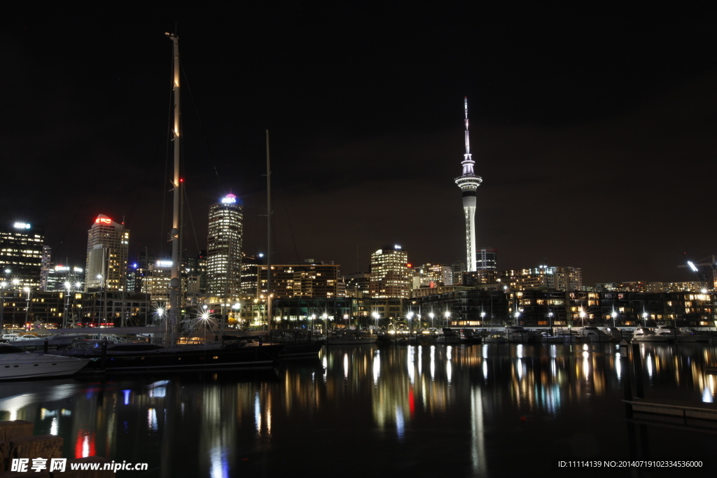 新西兰城市夜景