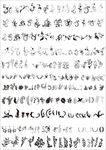 枝叶花纹