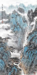 夏山云泉