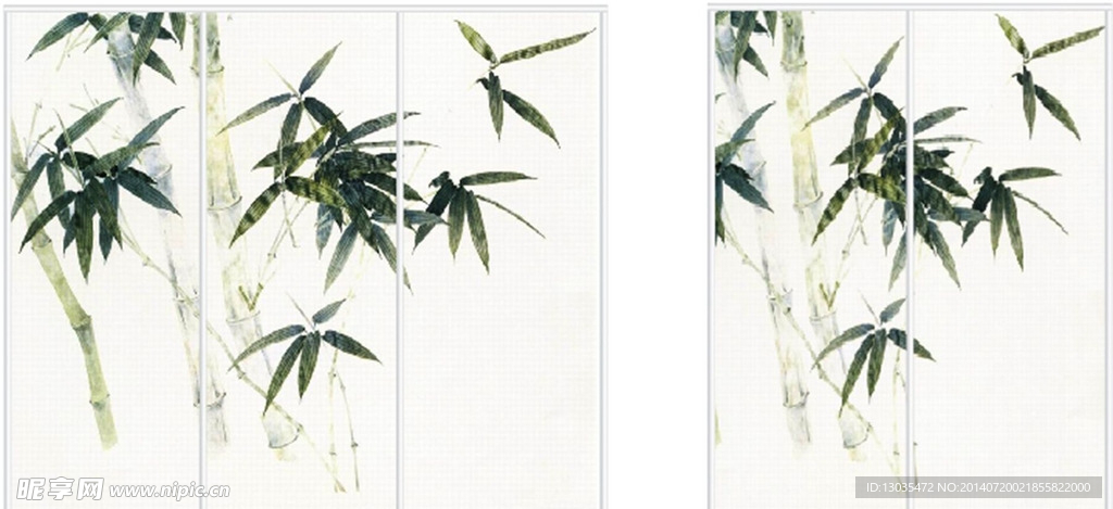 两幅清竹