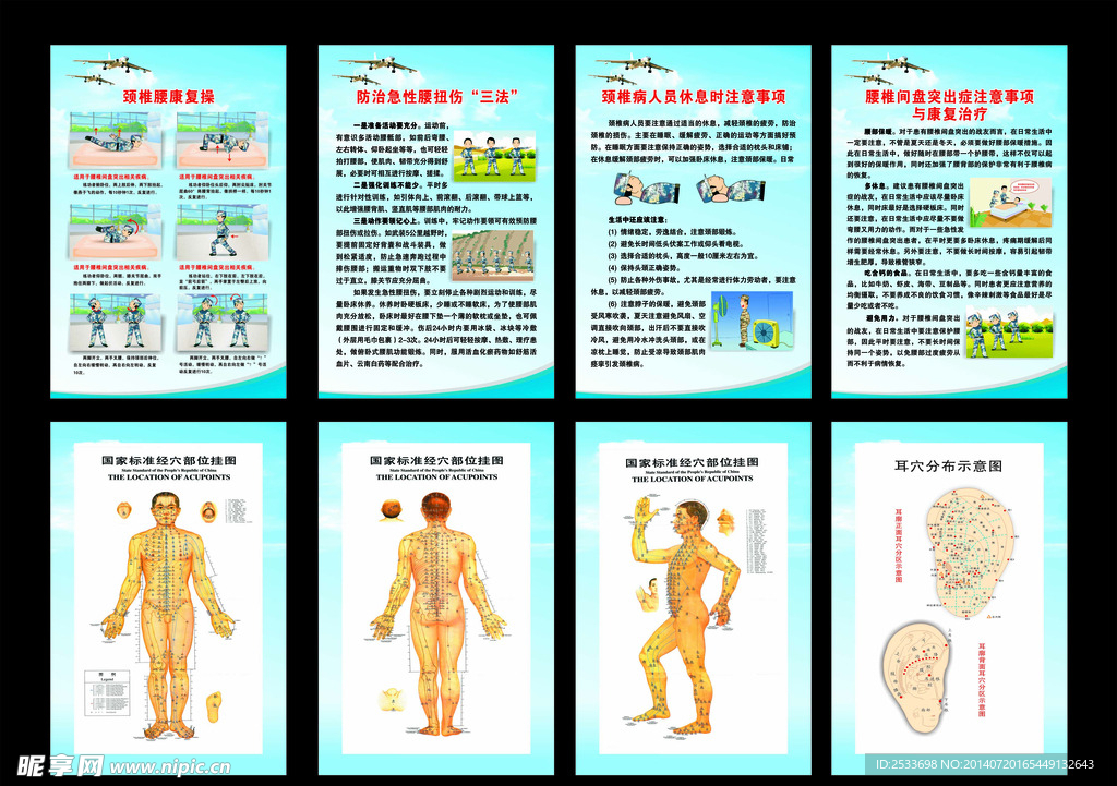 卫生队理疗室挂图