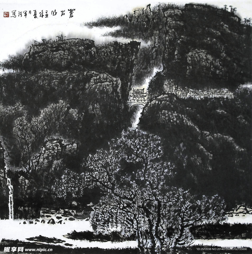 夏山苍翠