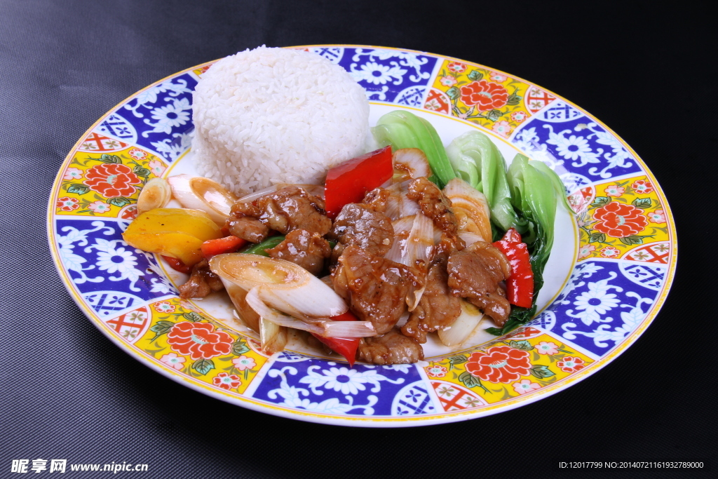 京葱爆肥牛烩饭