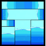 蓝色背景