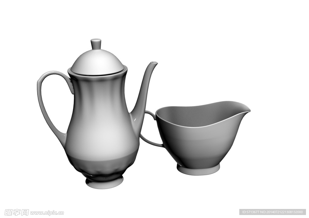 茶壶模型