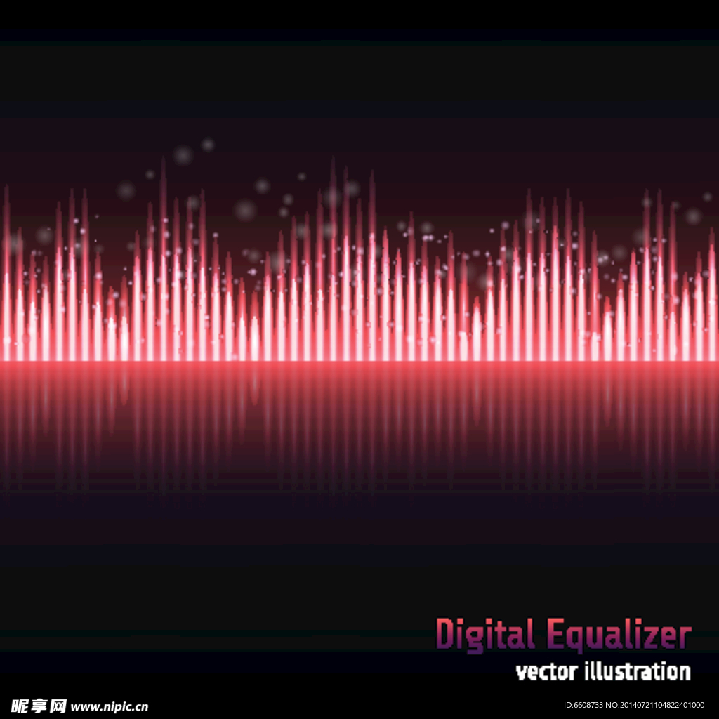 音波电波音频背景