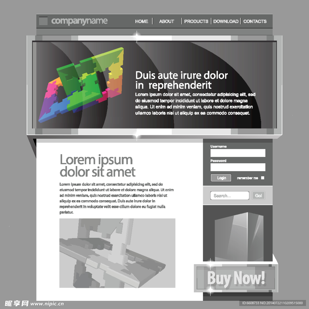 网站设计网页模板