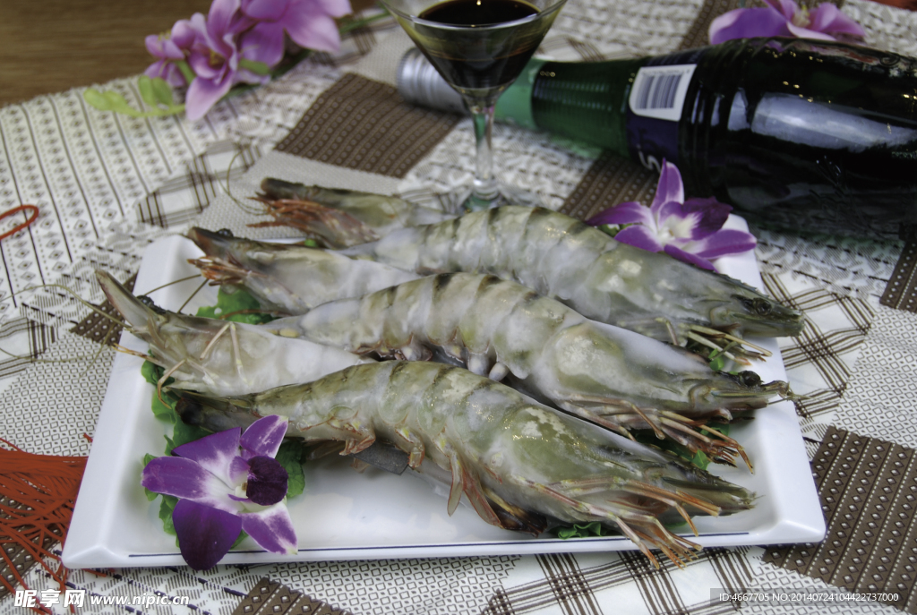 炭烤大虾 烤大虾