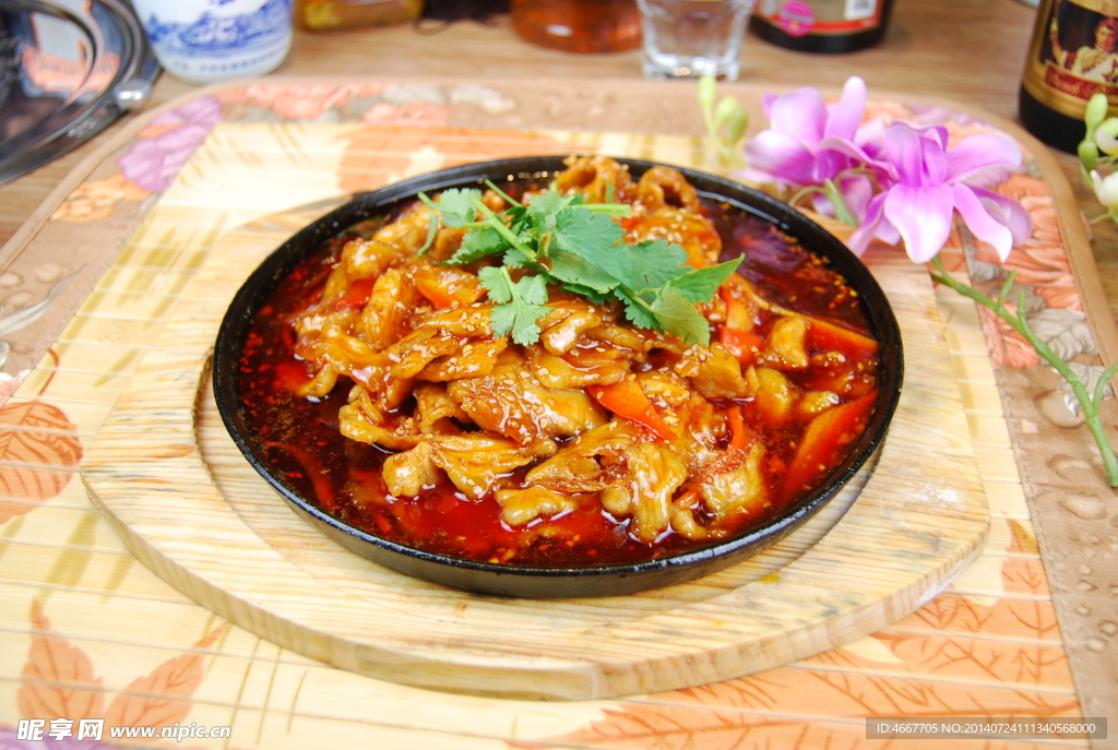 铁板五花肉