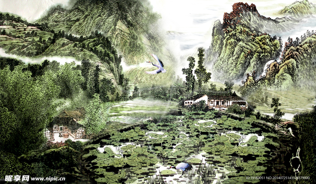山水国画