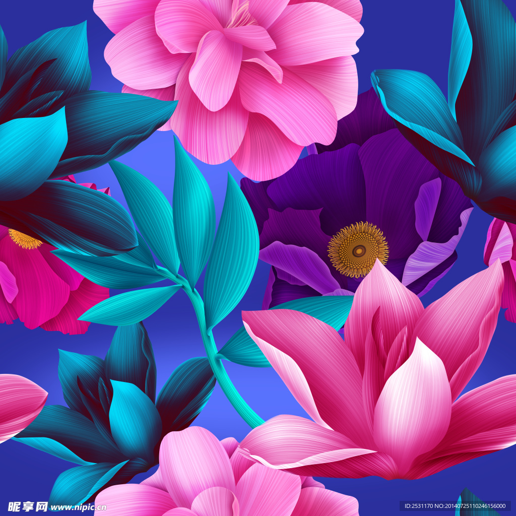 手绘花卉