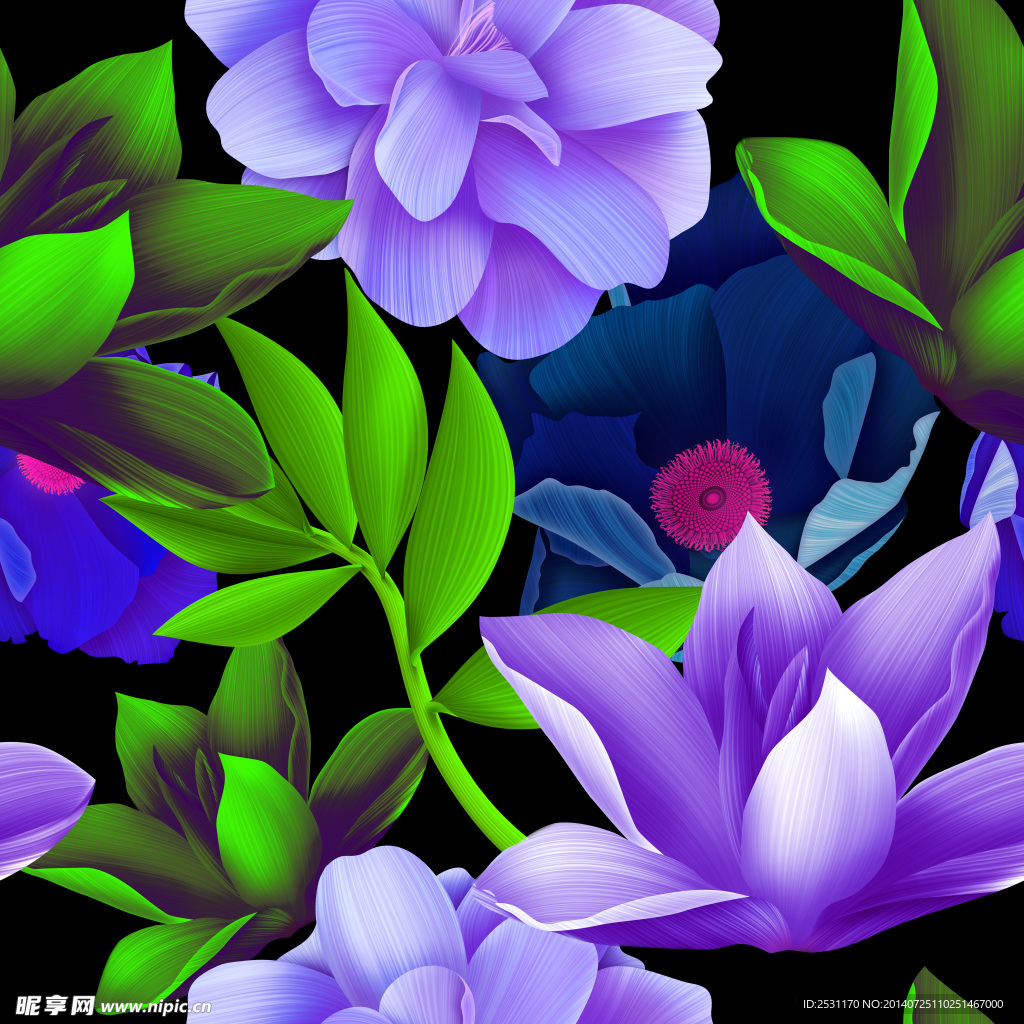 手绘花卉