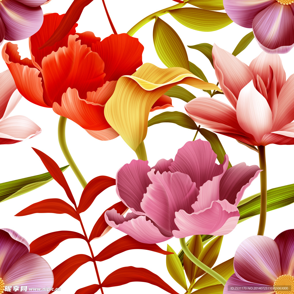 手绘花卉