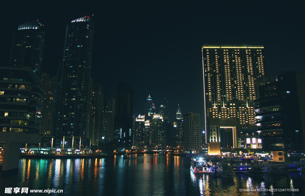 Dubai 迪拜 夜景