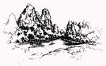 速写 山水