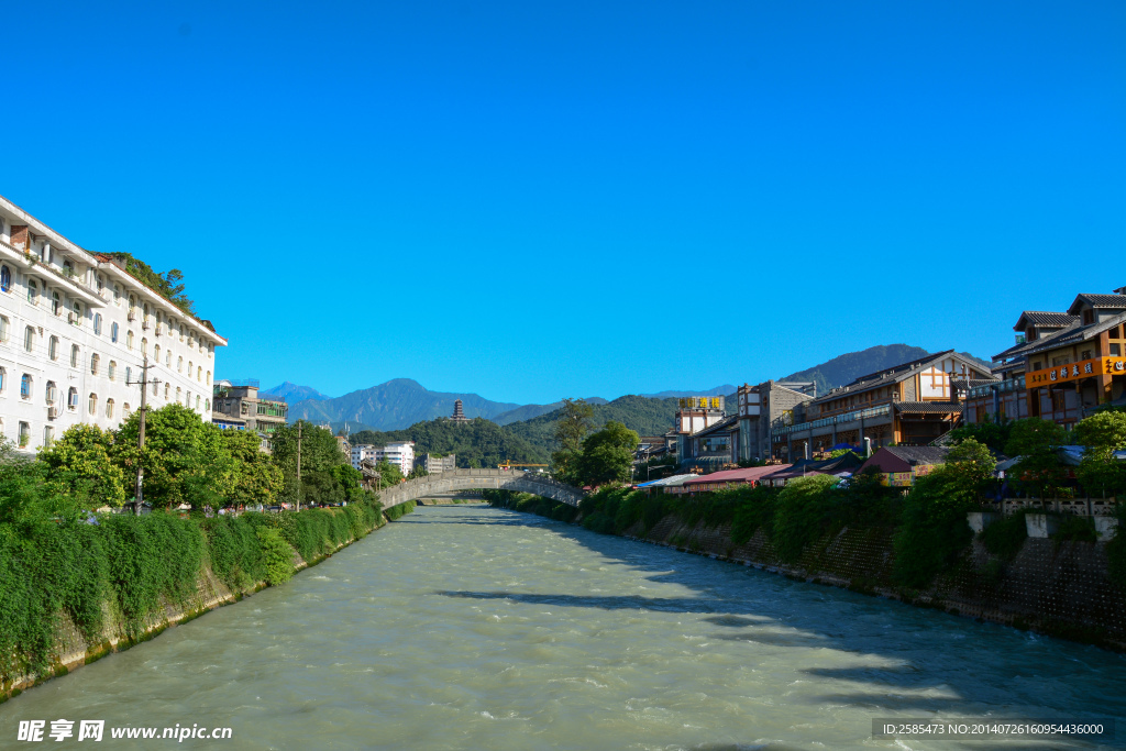 都江堰 江安河