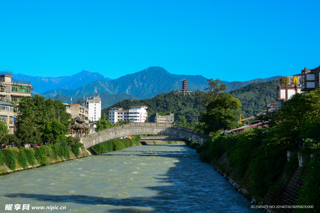 都江堰 江安河