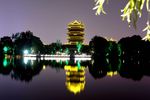 大明湖超然楼夜景