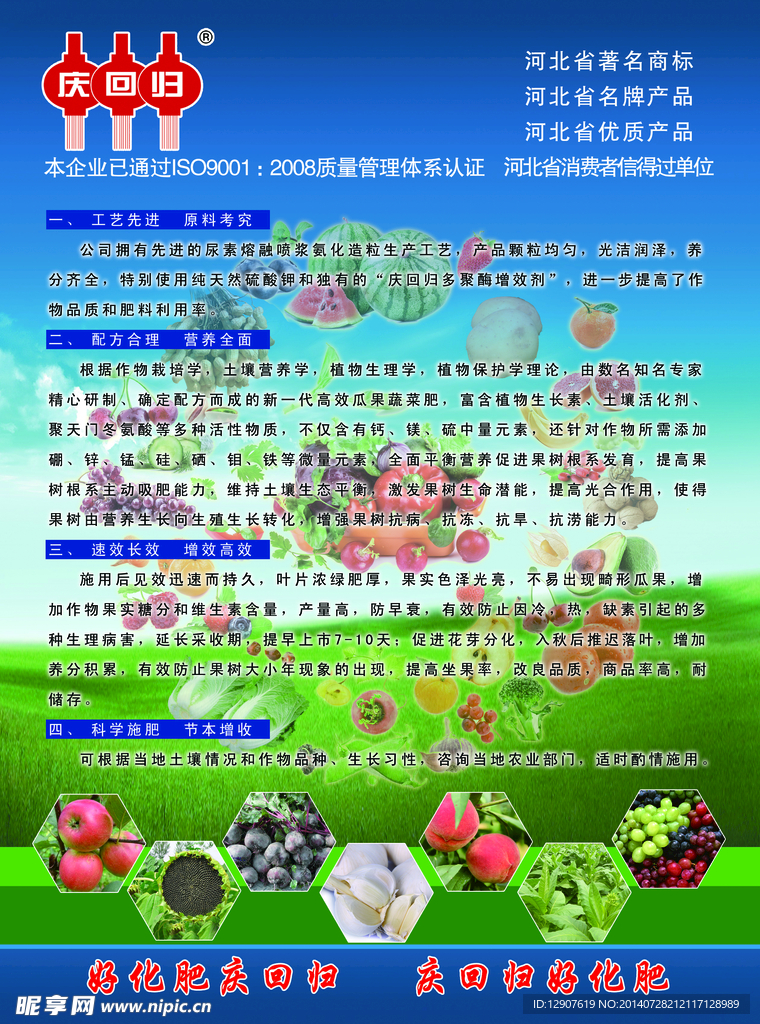 庆回归单页