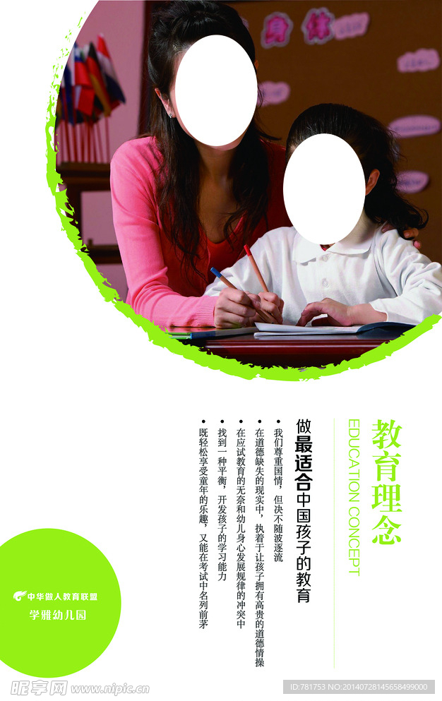 室内上墙-教育理念