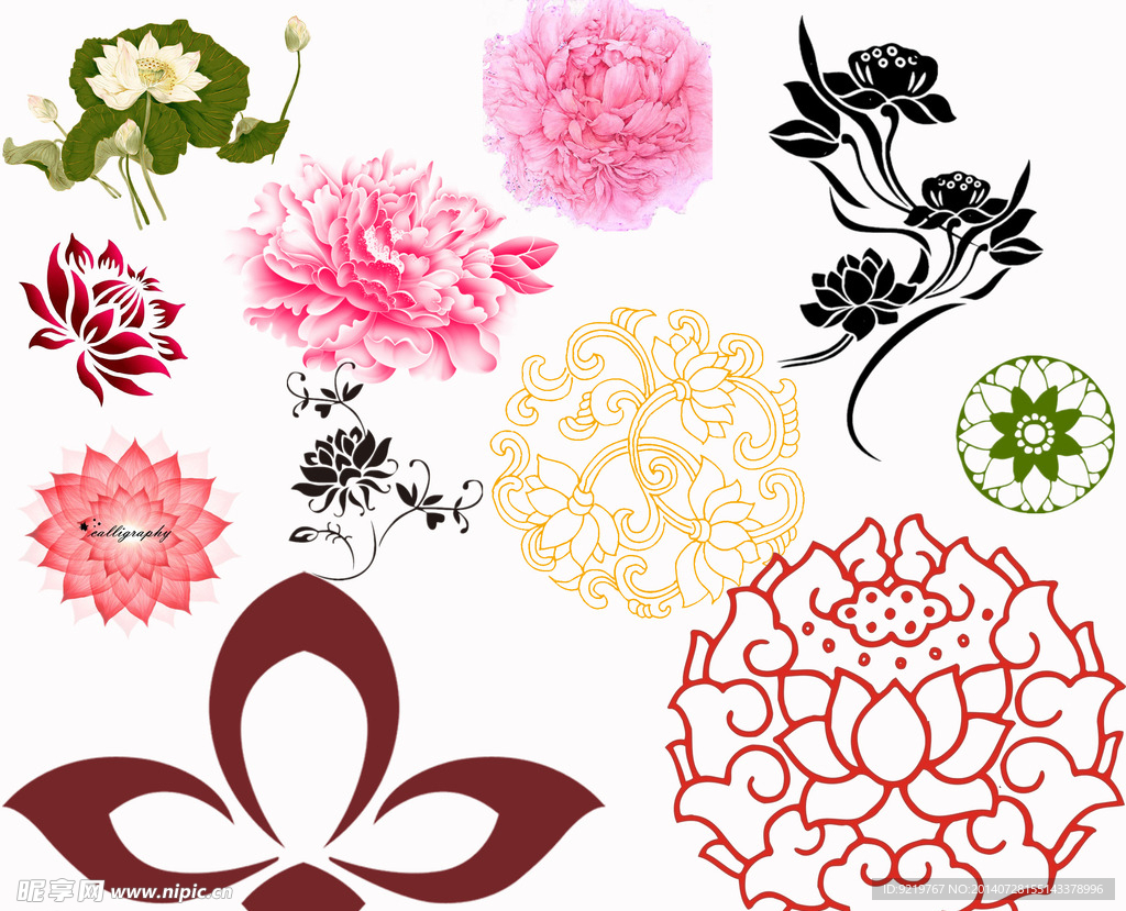 莲花印莲花钿