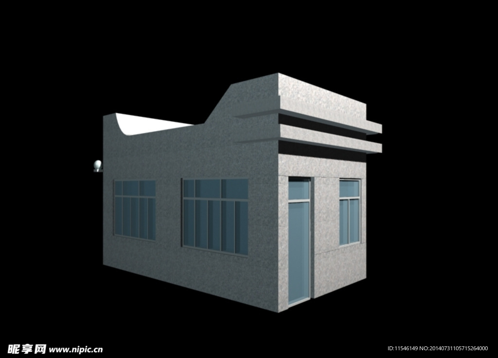 保安室3d模型