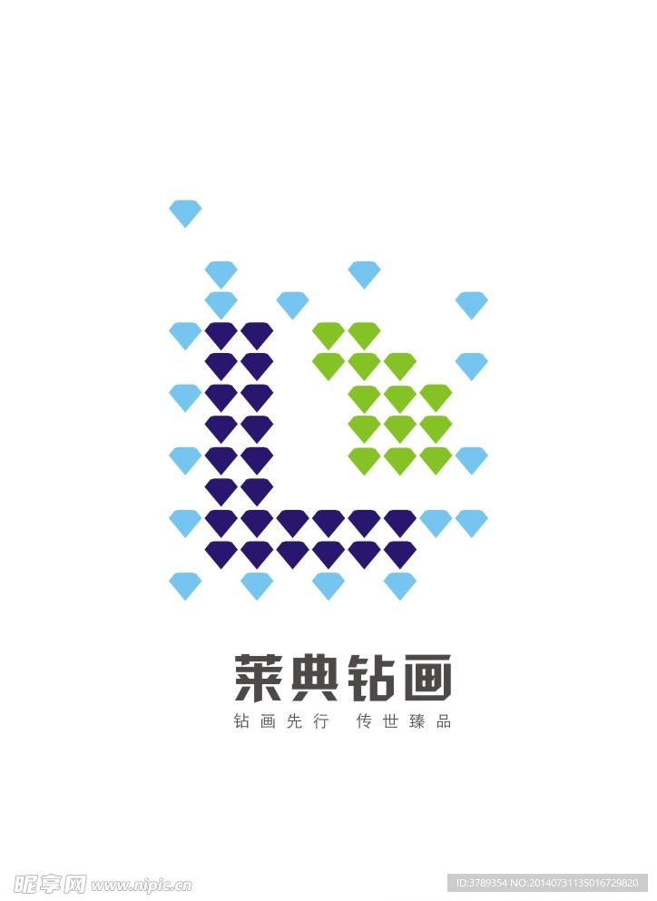 莱典钻画logo