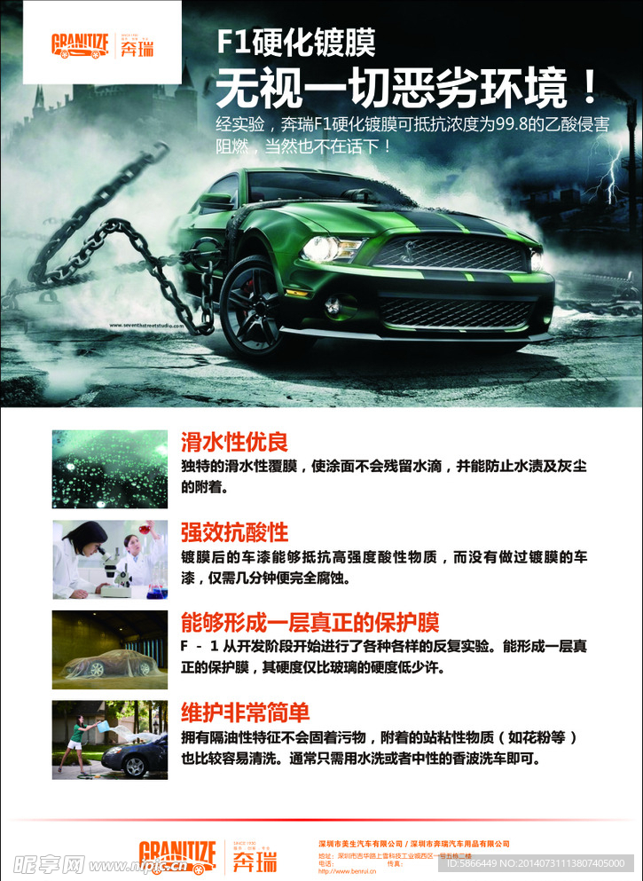 汽车美容海报