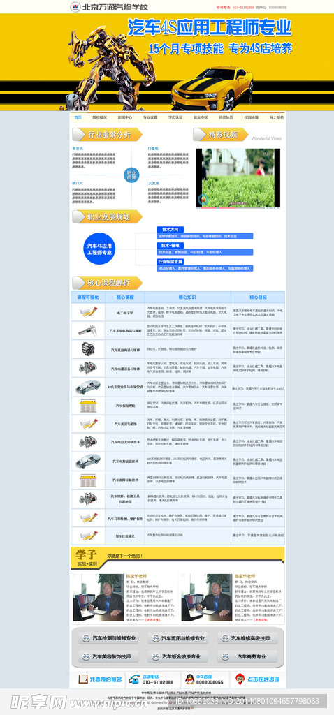 汽车4s应用工程师专业