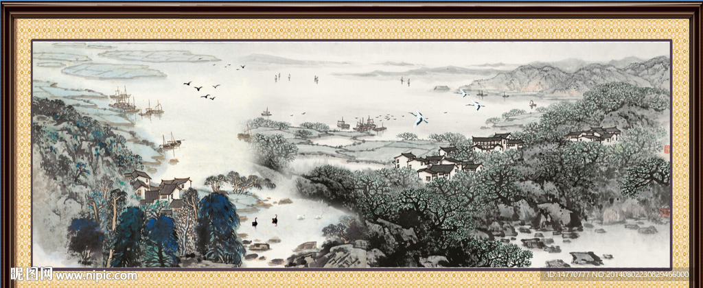国画山水