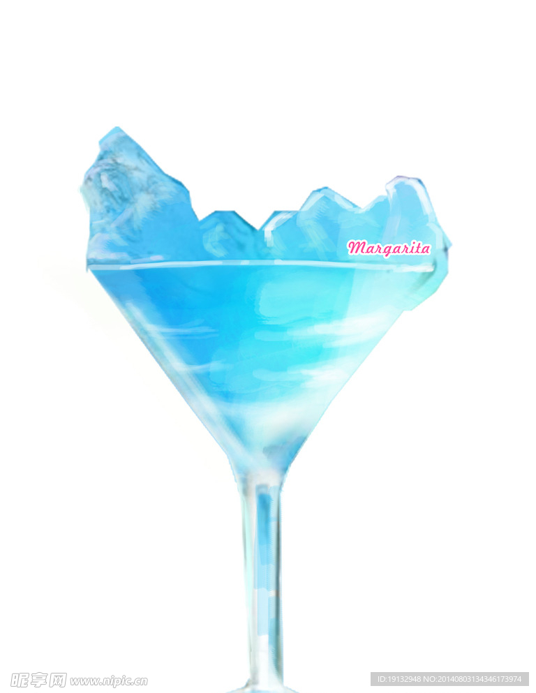 蓝色 饮料 水  CG  酒