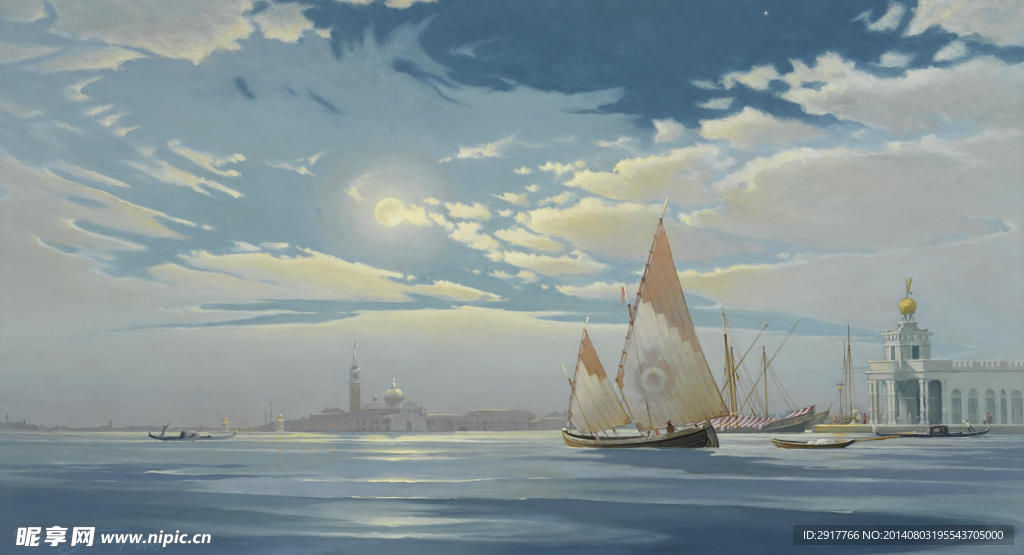 出海 油画