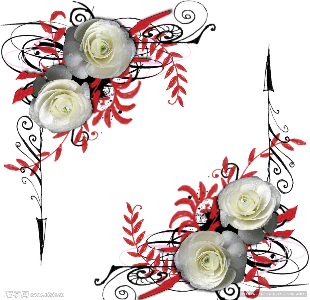花纹边框