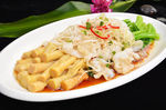 螺肉炒菜心