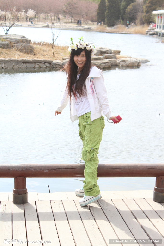 公园美女