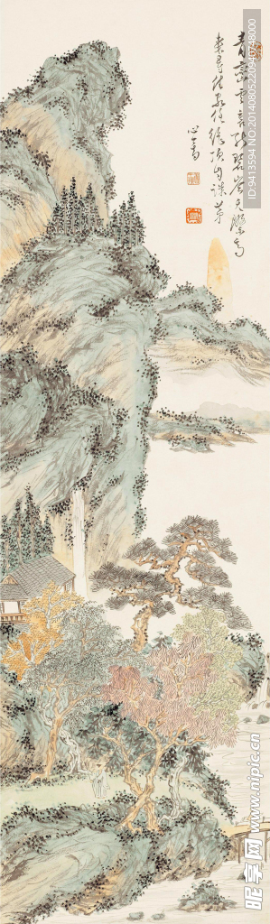 山水国画
