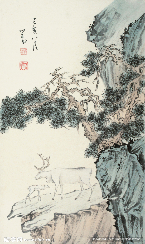 神鹿图