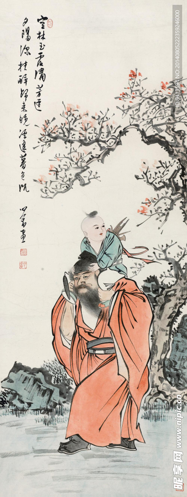 婴戏钟馗
