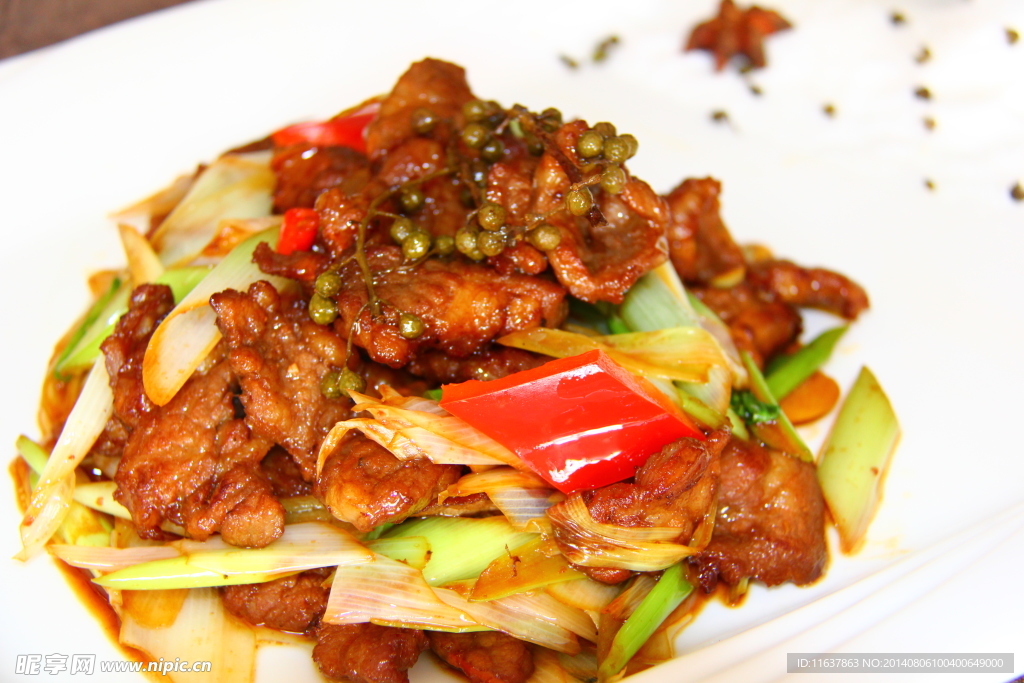 葱椒爆澳洲小牛肉